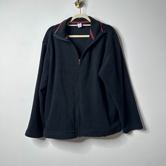 GAP Factory Other - GAP Factory Store Black Full Zip Fleece Jacket XL